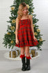 Remi Plaid Dress – Red Holiday Bow Dress 12M-14